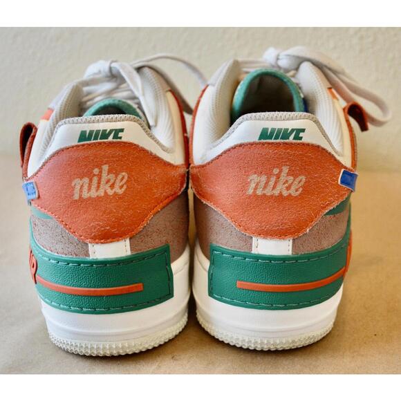 Size 11.5 - Nike Air Force 1 Shadow Sail Signal Blue Green W - Picture 3 of 9